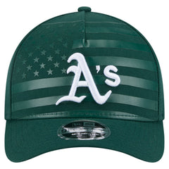 Athletics New Era American Flag 9FORTY M-Crown A-Frame Adjustable Hat Lifestyle
