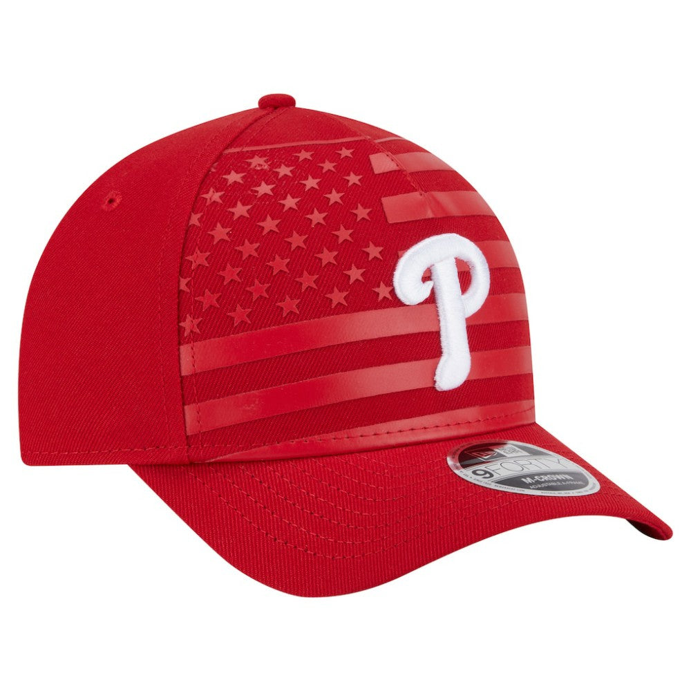 Philadelphia Phillies New Era American Flag 9FORTY M-Crown A-Frame Adjustable Hat for sale