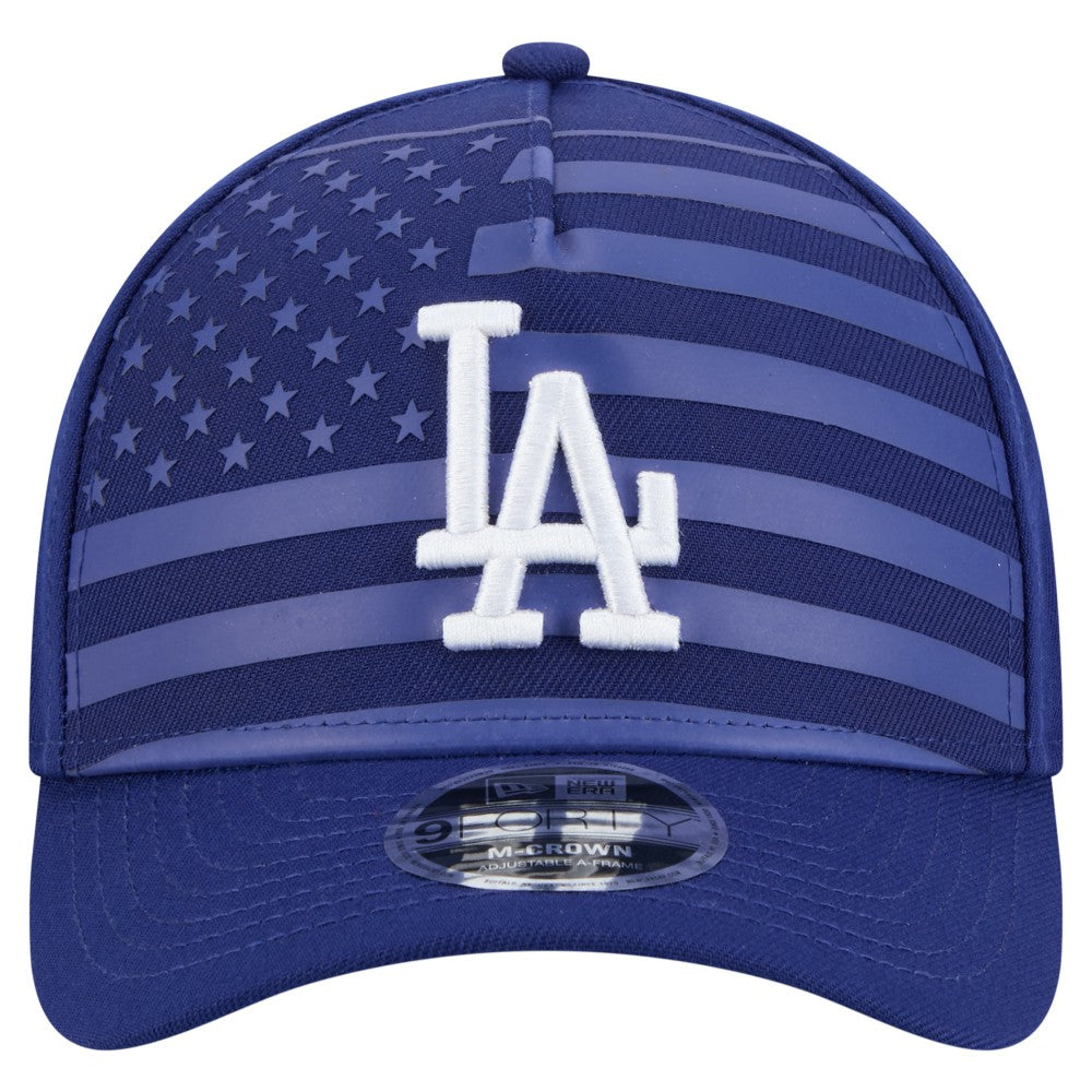 Los Angeles Dodgers New Era American Flag 9FORTY M-Crown A-Frame Adjustable Hat On Sale