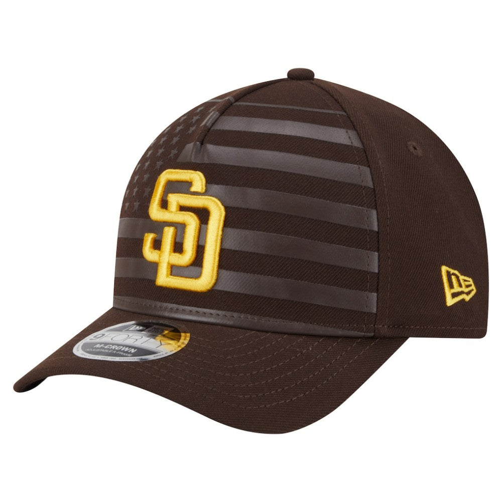 San Diego Padres New Era American Flag 9FORTY M-Crown A-Frame Adjustable Hat for sale