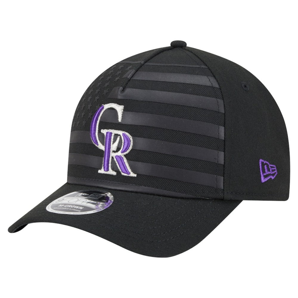 Colorado Rockies New Era American Flag 9FORTY M-Crown A-Frame Adjustable Hat On Sale