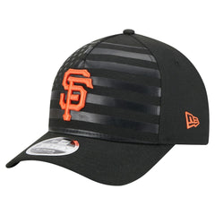 San Francisco Giants New Era American Flag 9FORTY M-Crown A-Frame Adjustable Hat Lifestyle