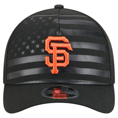 San Francisco Giants New Era American Flag 9FORTY M-Crown A-Frame Adjustable Hat Lifestyle