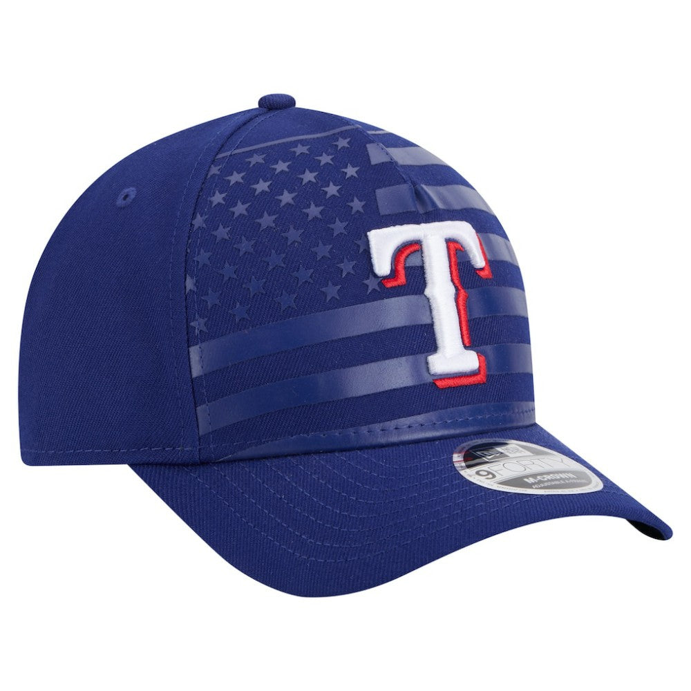 Texas Rangers New Era American Flag 9FORTY M-Crown A-Frame Adjustable Hat Near Me