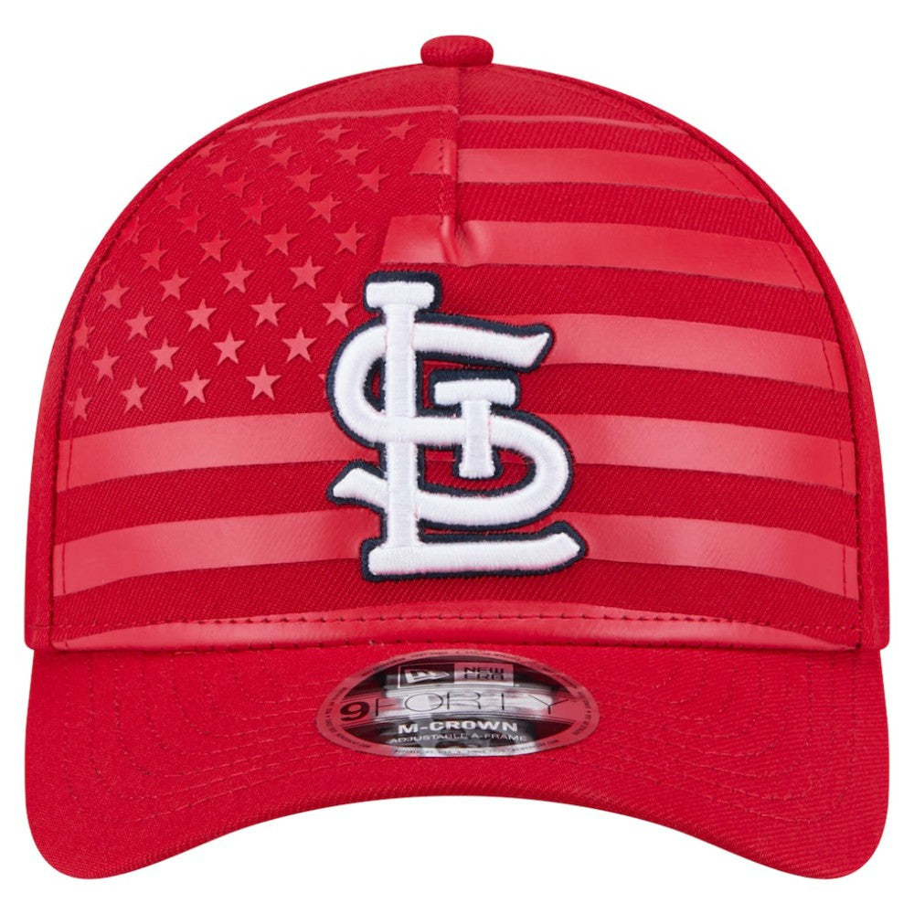 St. Louis Cardinals New Era American Flag 9FORTY M-Crown A-Frame Adjustable Hat for sale