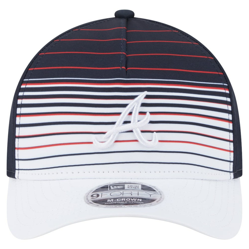 Atlanta Braves New Era Gradient 9FORTY M-Crown Adjustable Hat for sale