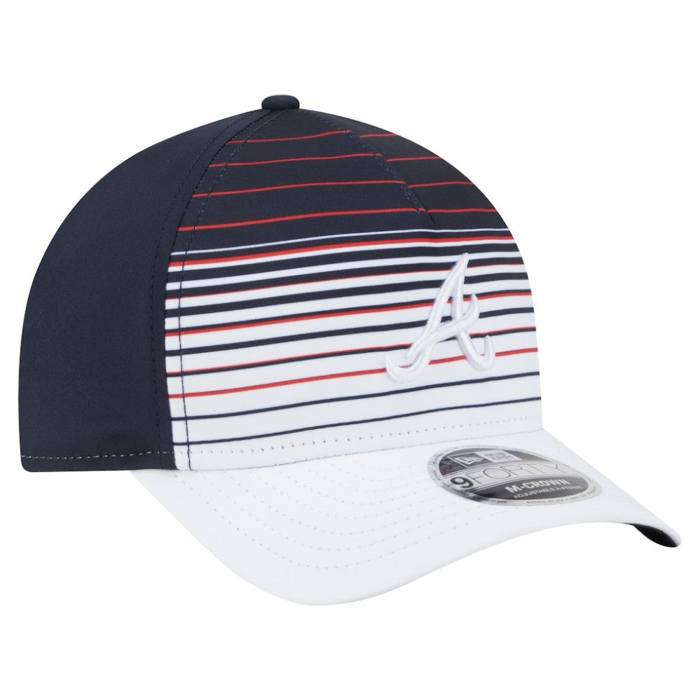 Atlanta Braves New Era Gradient 9FORTY M-Crown Adjustable Hat for sale