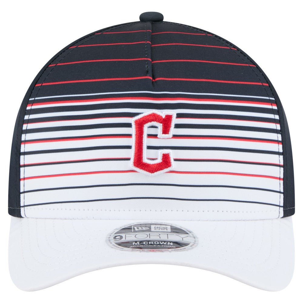 Cleveland Guardians New Era Gradient 9FORTY M-Crown Adjustable Hat discount
