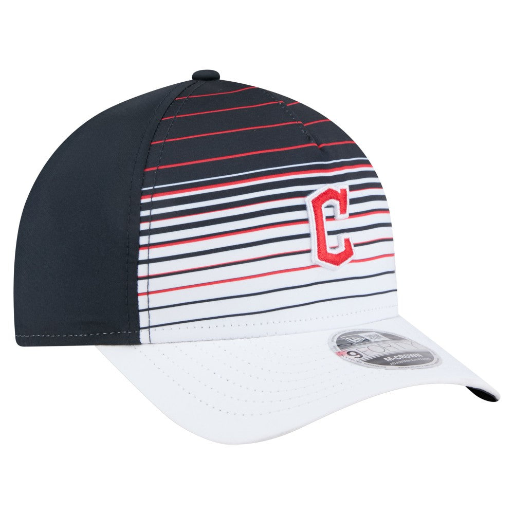 Cleveland Guardians New Era Gradient 9FORTY M-Crown Adjustable Hat discount