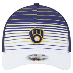 Milwaukee Brewers New Era Gradient 9FORTY M-Crown Adjustable Hat Sale