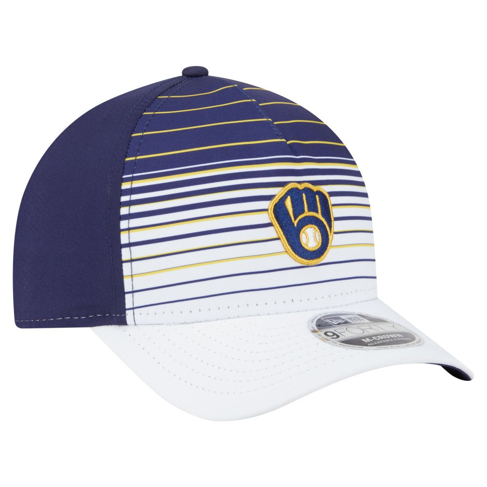 Milwaukee Brewers New Era Gradient 9FORTY M-Crown Adjustable Hat Sale