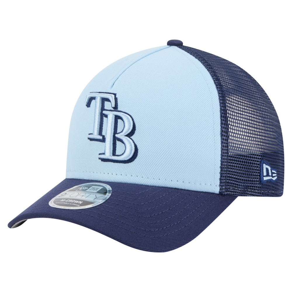 Tampa Bay Rays New Era 2-Tone Color Pack 9FORTY M-Crown A-Frame Adjustable Hat Lifestyle