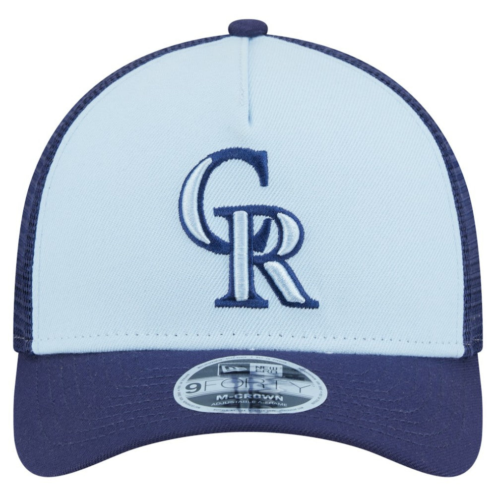 Colorado Rockies New Era 2-Tone Color Pack 9FORTY M-Crown A-Frame Adjustable Hat for sale