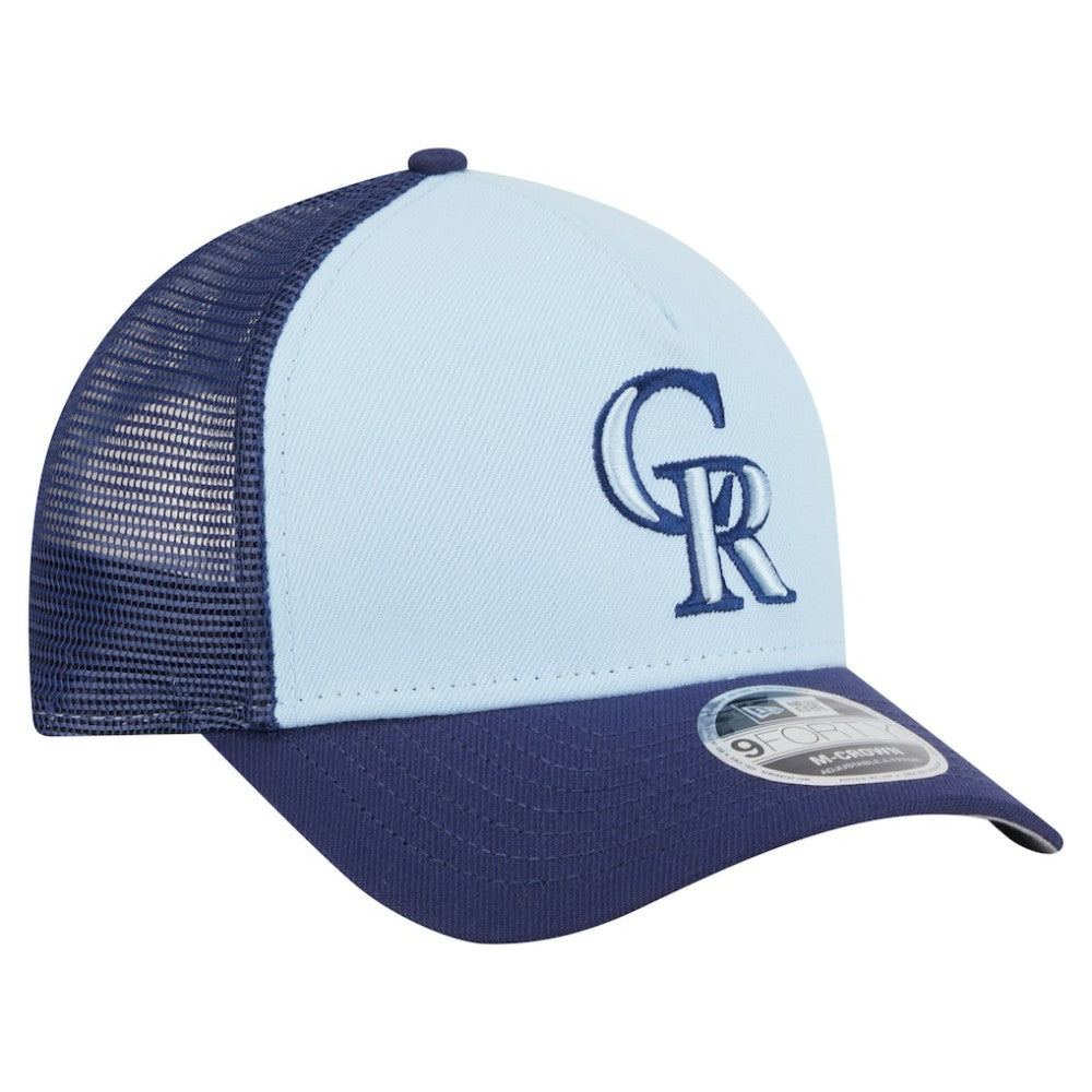 Colorado Rockies New Era 2-Tone Color Pack 9FORTY M-Crown A-Frame Adjustable Hat for sale