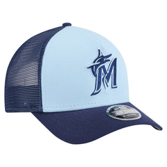 Miami Marlins New Era 2-Tone Color Pack 9FORTY M-Crown A-Frame Adjustable Hat Clearance