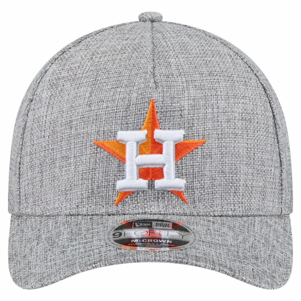 Houston Astros New Era Cotton Weave M-Crown A-Frame 9FORTY Adjustable Hat Near Me