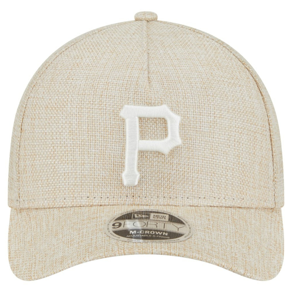 Pittsburgh Pirates New Era Cotton Weave M-Crown A-Frame 9FORTY Adjustable Hat discount