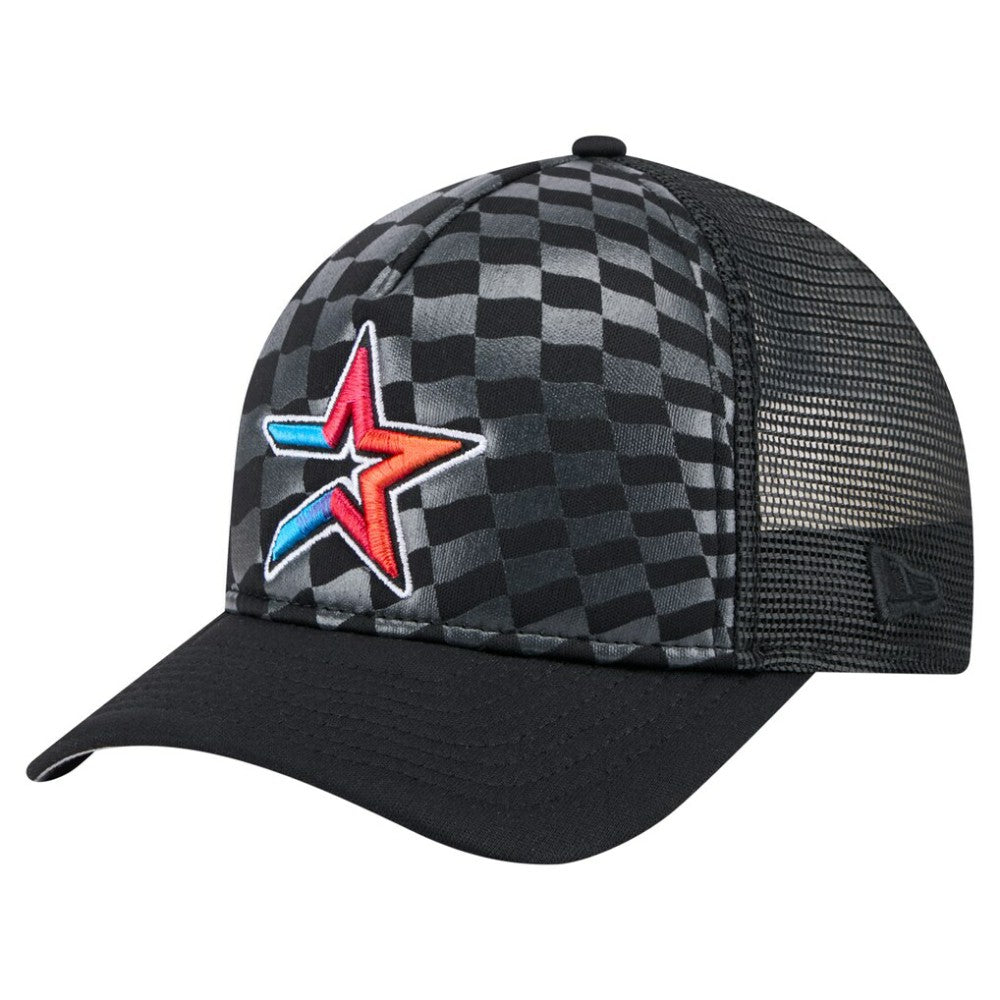 Houston Astros New Era Gradient 9FORTY A-Frame M-Crown Trucker Adjustable Hat for sale