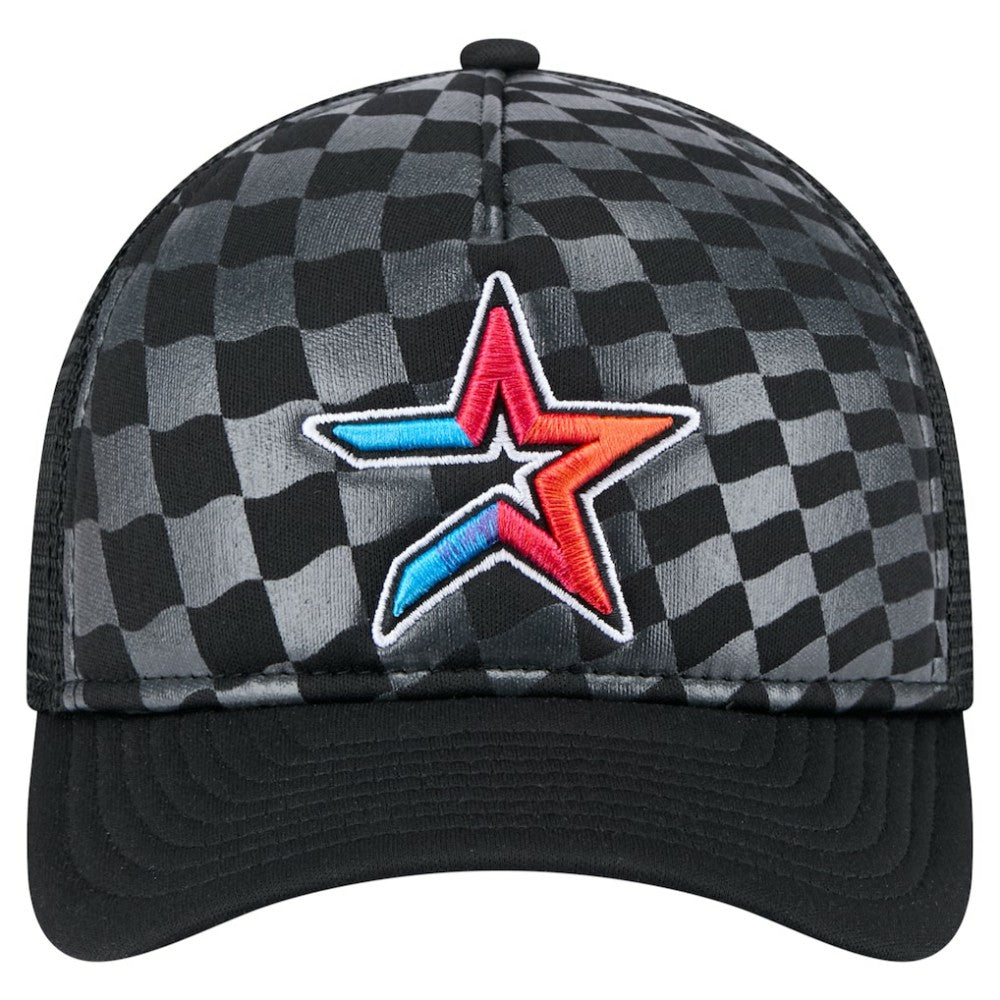 Houston Astros New Era Gradient 9FORTY A-Frame M-Crown Trucker Adjustable Hat for sale