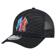 New York Yankees New Era Gradient 9FORTY A-Frame M-Crown Trucker Adjustable Hat Online