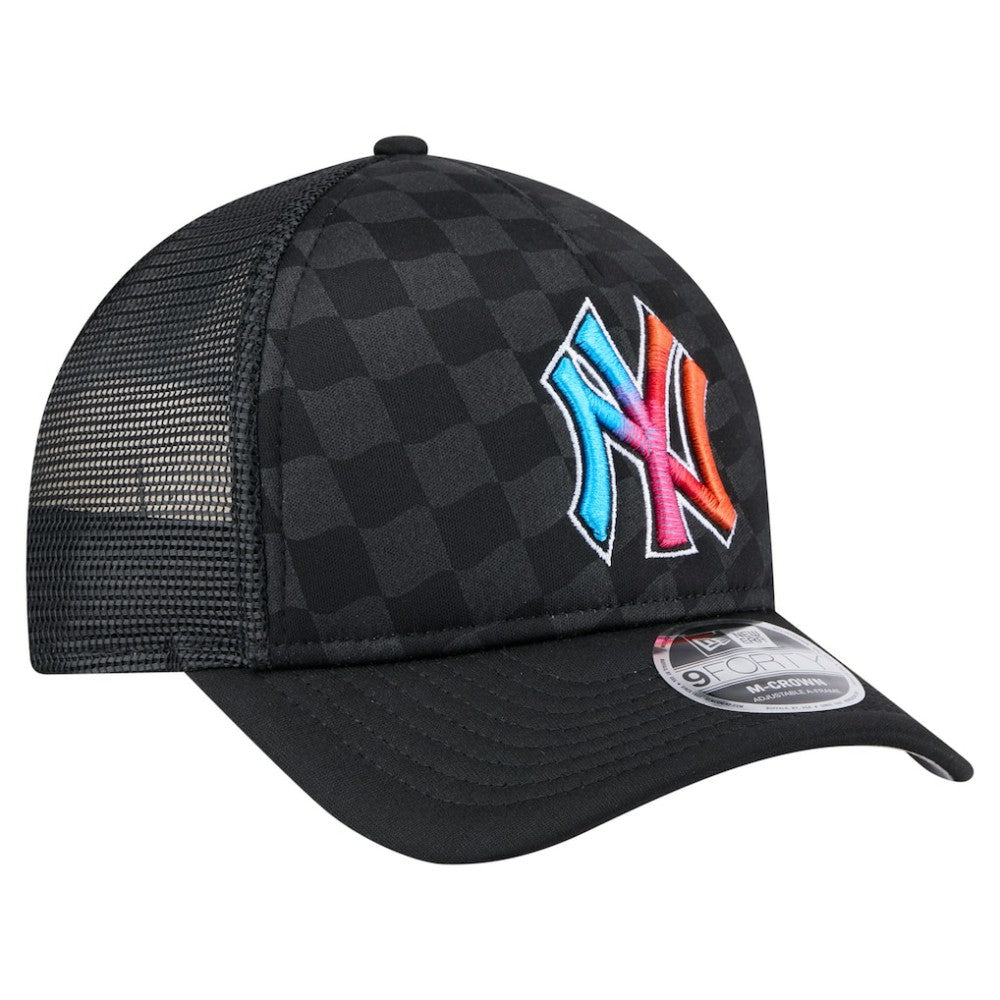 New York Yankees New Era Gradient 9FORTY A-Frame M-Crown Trucker Adjustable Hat Online