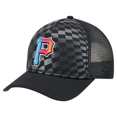 Pittsburgh Pirates New Era Gradient 9FORTY A-Frame M-Crown Trucker Adjustable Hat On Sale