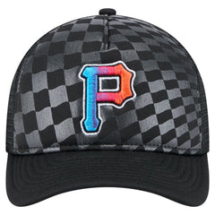 Pittsburgh Pirates New Era Gradient 9FORTY A-Frame M-Crown Trucker Adjustable Hat On Sale