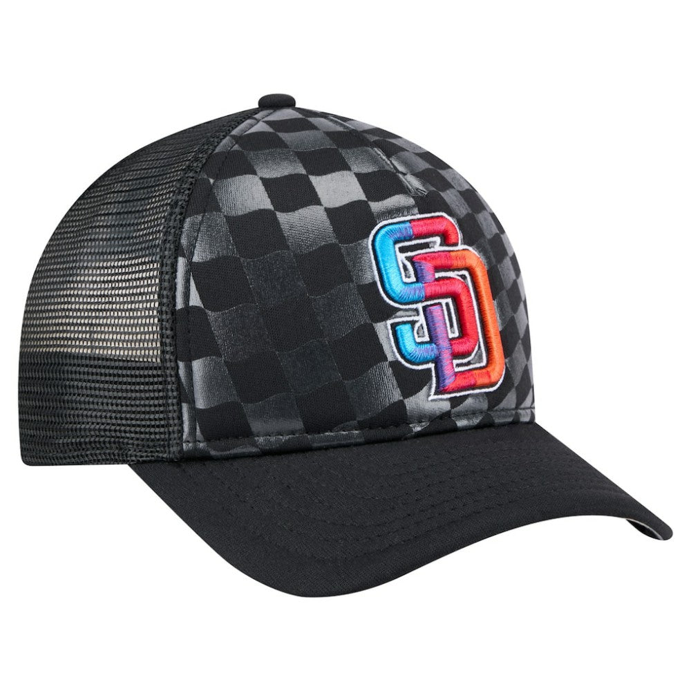 San Diego Padres New Era Gradient 9FORTY A-Frame M-Crown Trucker Adjustable Hat Clearance