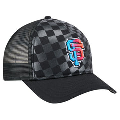 San Francisco Giants New Era Gradient 9FORTY A-Frame M-Crown Trucker Adjustable Hat Clearance