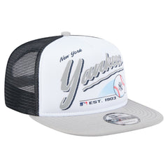 New York Yankees New Era Retro Script Trucker 9FIFTY Snapback Hat for sale