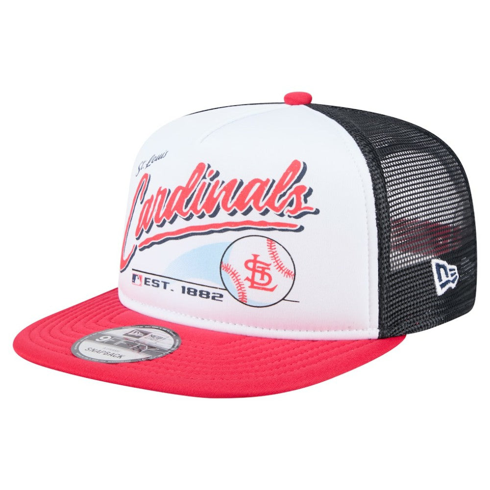 St. Louis Cardinals New Era Retro Script 9FIFTY Snapback Hat On Sale