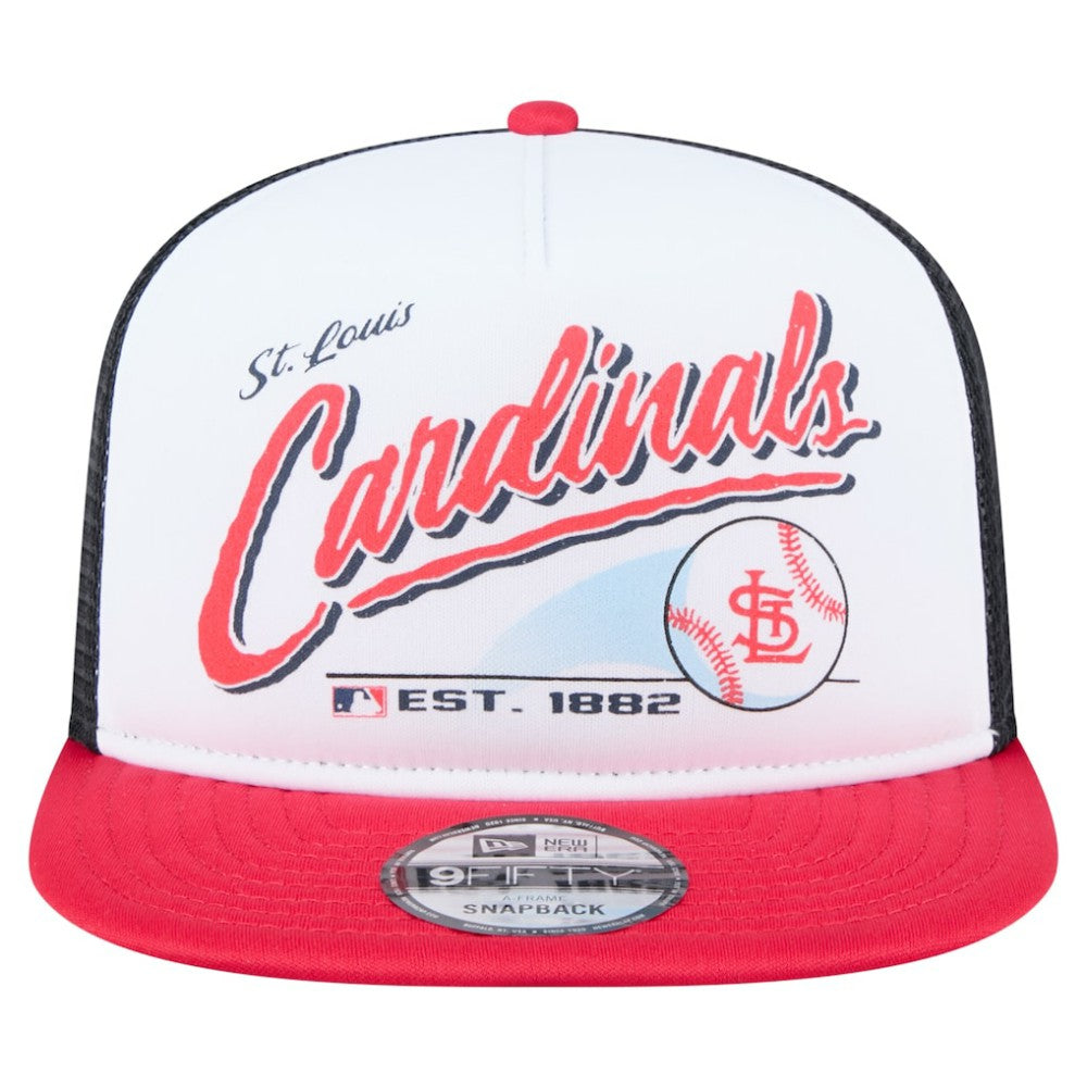 St. Louis Cardinals New Era Retro Script 9FIFTY Snapback Hat On Sale