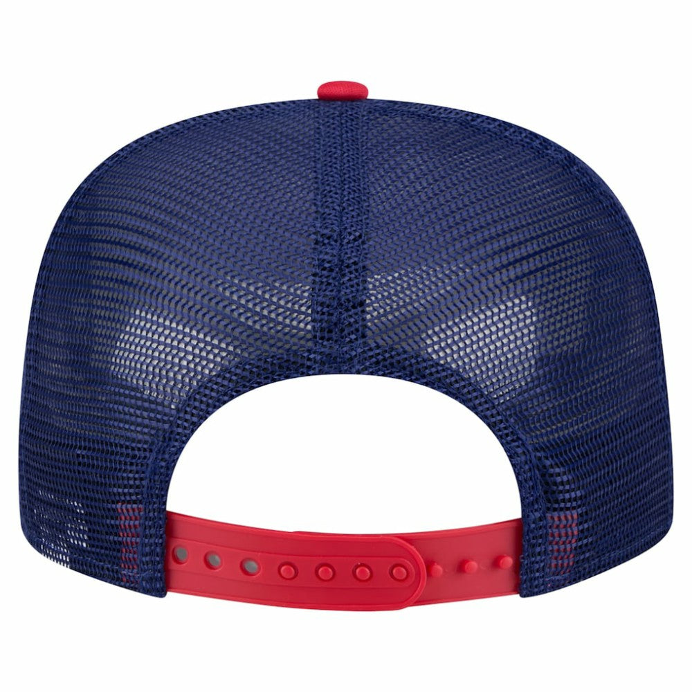 Texas Rangers New Era Retro Script Trucker 9FIFTY Snapback Hat for sale