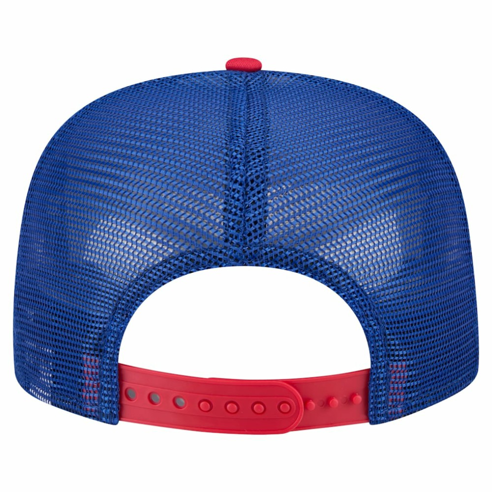 Chicago Cubs New Era Retro Script Trucker 9FIFTY Snapback Hat Online