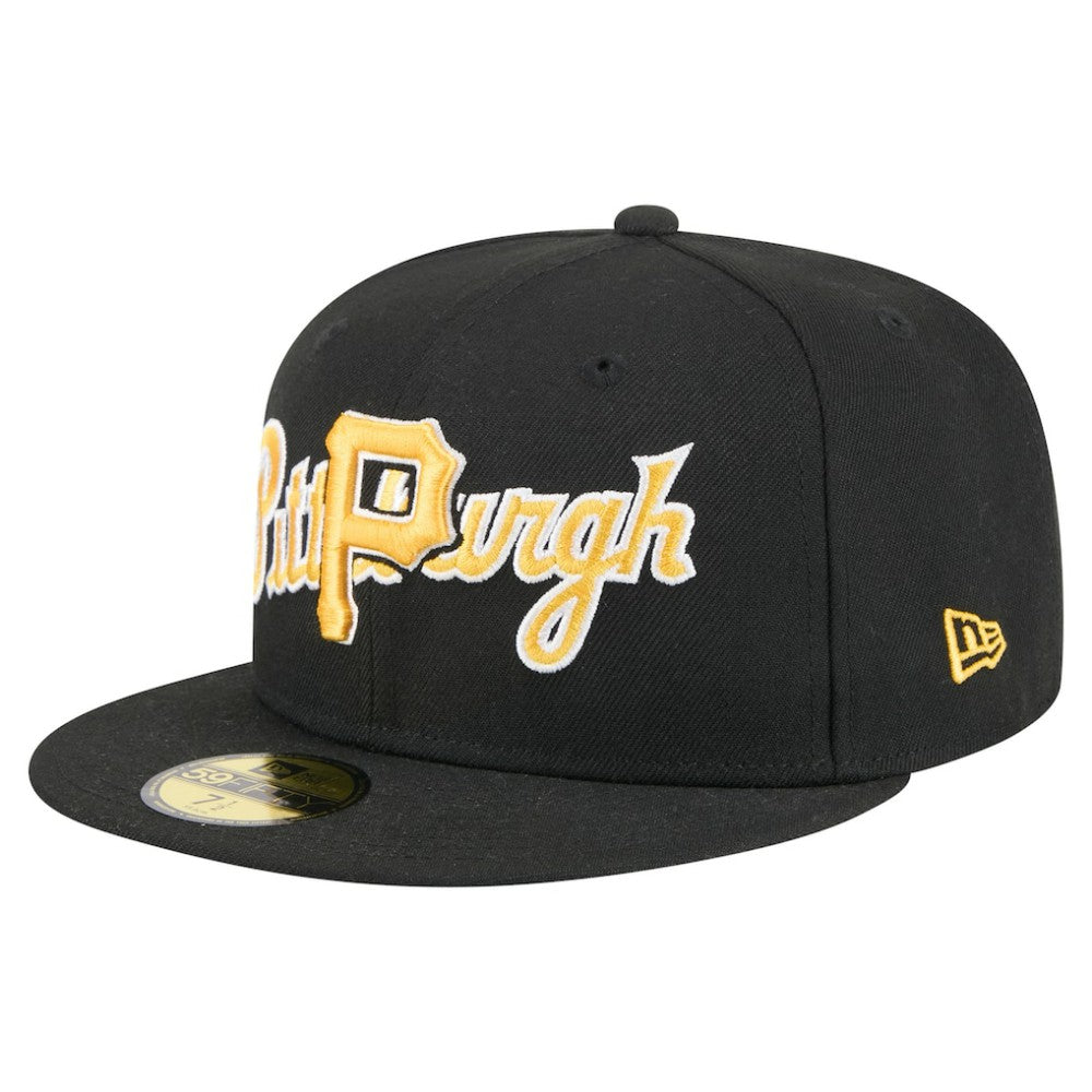 Pittsburgh Pirates New Era Overlap 59FIFTY Fitted Hat for sale