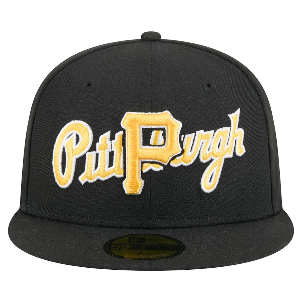 Pittsburgh Pirates New Era Overlap 59FIFTY Fitted Hat for sale