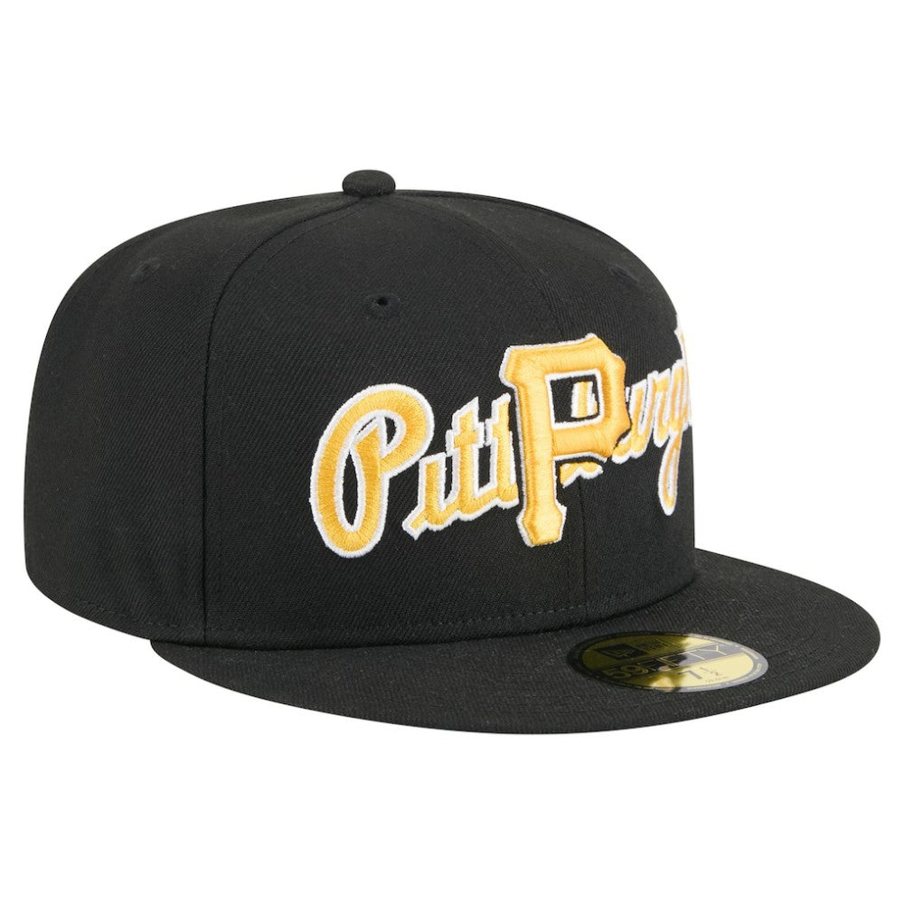 Pittsburgh Pirates New Era Overlap 59FIFTY Fitted Hat for sale