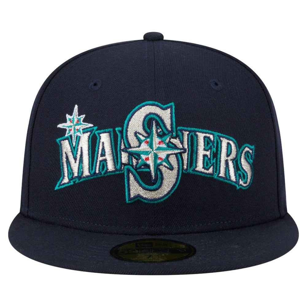 Seattle Mariners New Era Overlap 59FIFTY Fitted Hat for sale