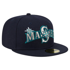 Seattle Mariners New Era Overlap 59FIFTY Fitted Hat for sale
