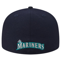 Seattle Mariners New Era Overlap 59FIFTY Fitted Hat for sale