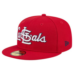 St. Louis Cardinals New Era Overlap 59FIFTY Fitted Hat On Sale