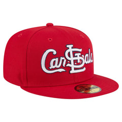 St. Louis Cardinals New Era Overlap 59FIFTY Fitted Hat On Sale
