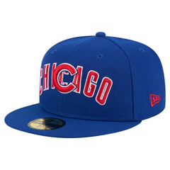Chicago Cubs New Era Overlap 59FIFTY Fitted Hat for sale
