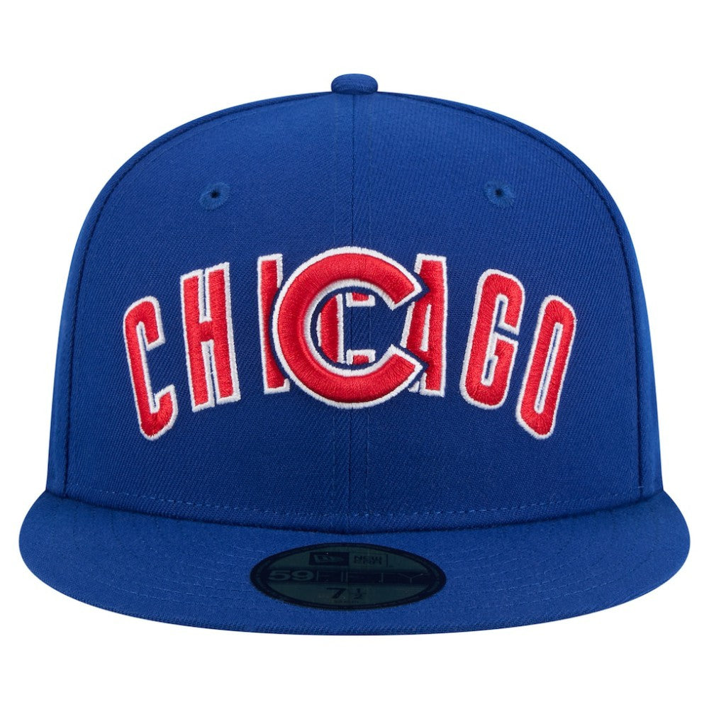 Chicago Cubs New Era Overlap 59FIFTY Fitted Hat for sale