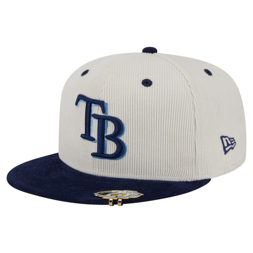 Tampa Bay Rays New Era Two-Tone Corduroy 59FIFTY Fitted Hat Clearance