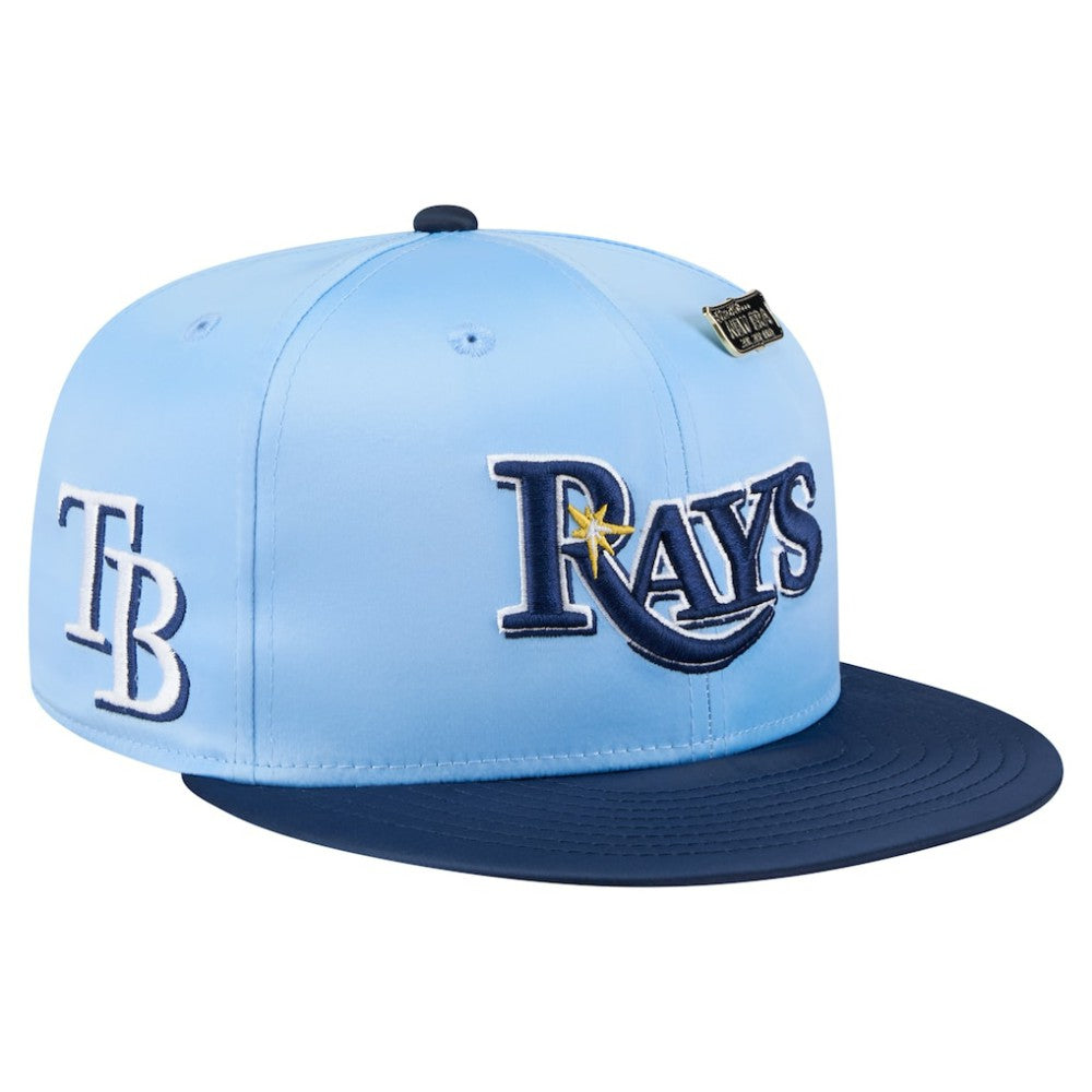 Tampa Bay Rays New Era Satin 59FIFTY Fitted Hat Clearance