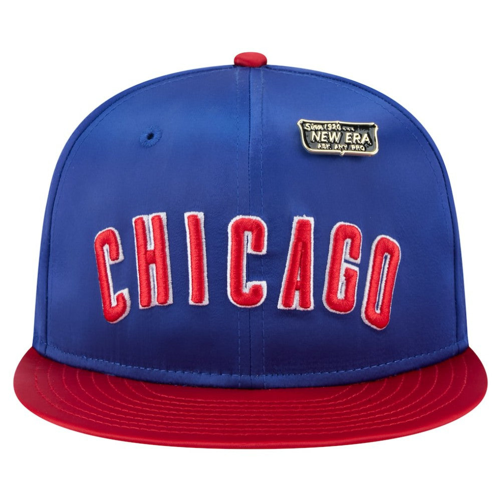 Chicago Cubs New Era Satin 59FIFTY Fitted Hat Online