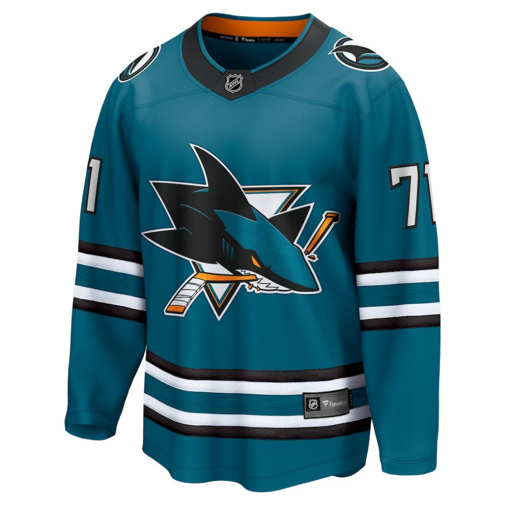 Macklin Celebrini San Jose Sharks - Fanatics Home Breakaway Jersey – Teal