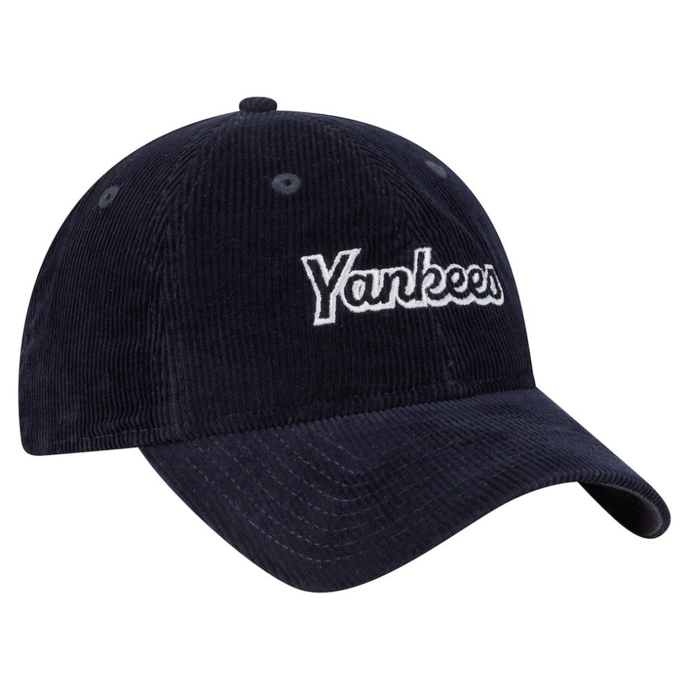New York Yankees New Era Women's Corduroy 9TWENTY Adjustable Hat discount