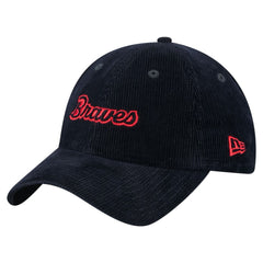 Atlanta Braves New Era Women's Corduroy 9TWENTY Adjustable Hat for sale